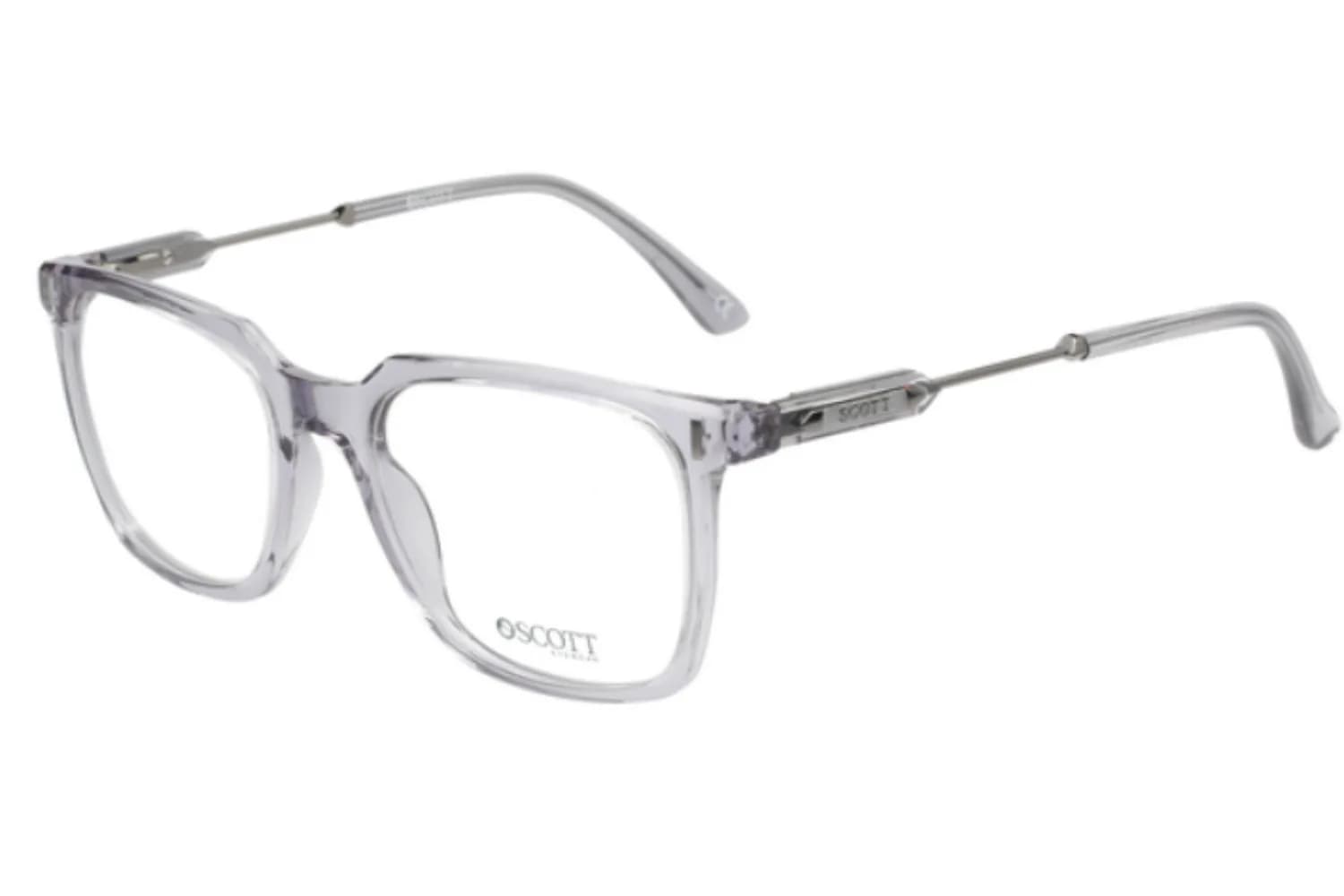 Scott Frame 5770 in Transparent Grey (C2), front three-quarter view