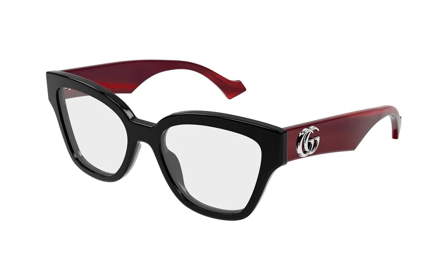 Gucci Frame GG1424O in Black (013), front three-quarter view