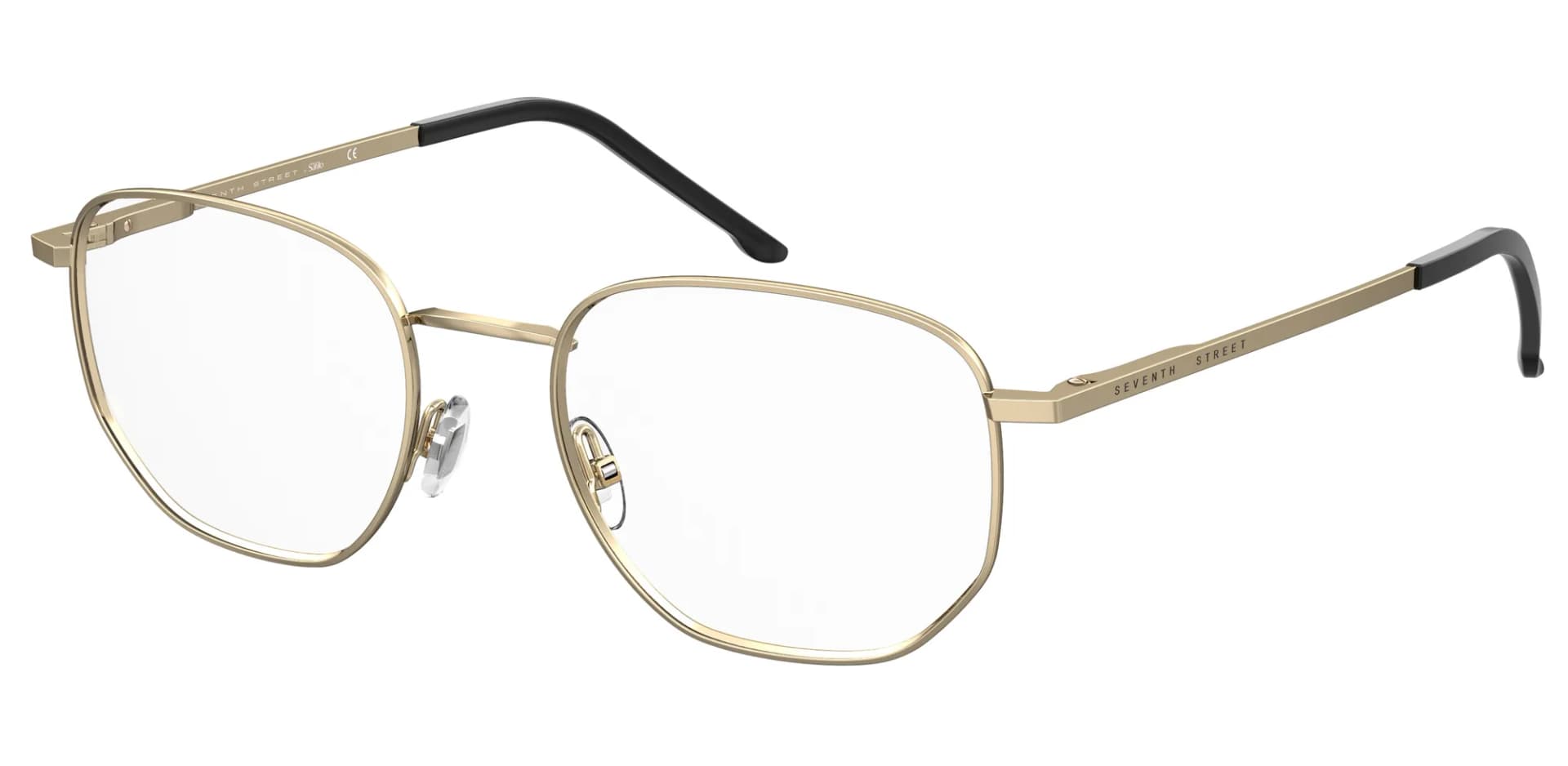 Seventh Street Frame 7A 079 in Gold (J5G), front three-quarter view