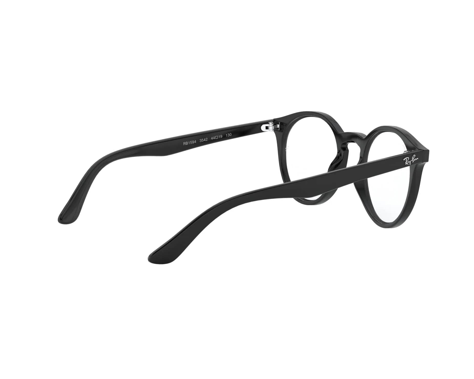 Ray-Ban Frame 1594 in Black (3542), viewed from behind