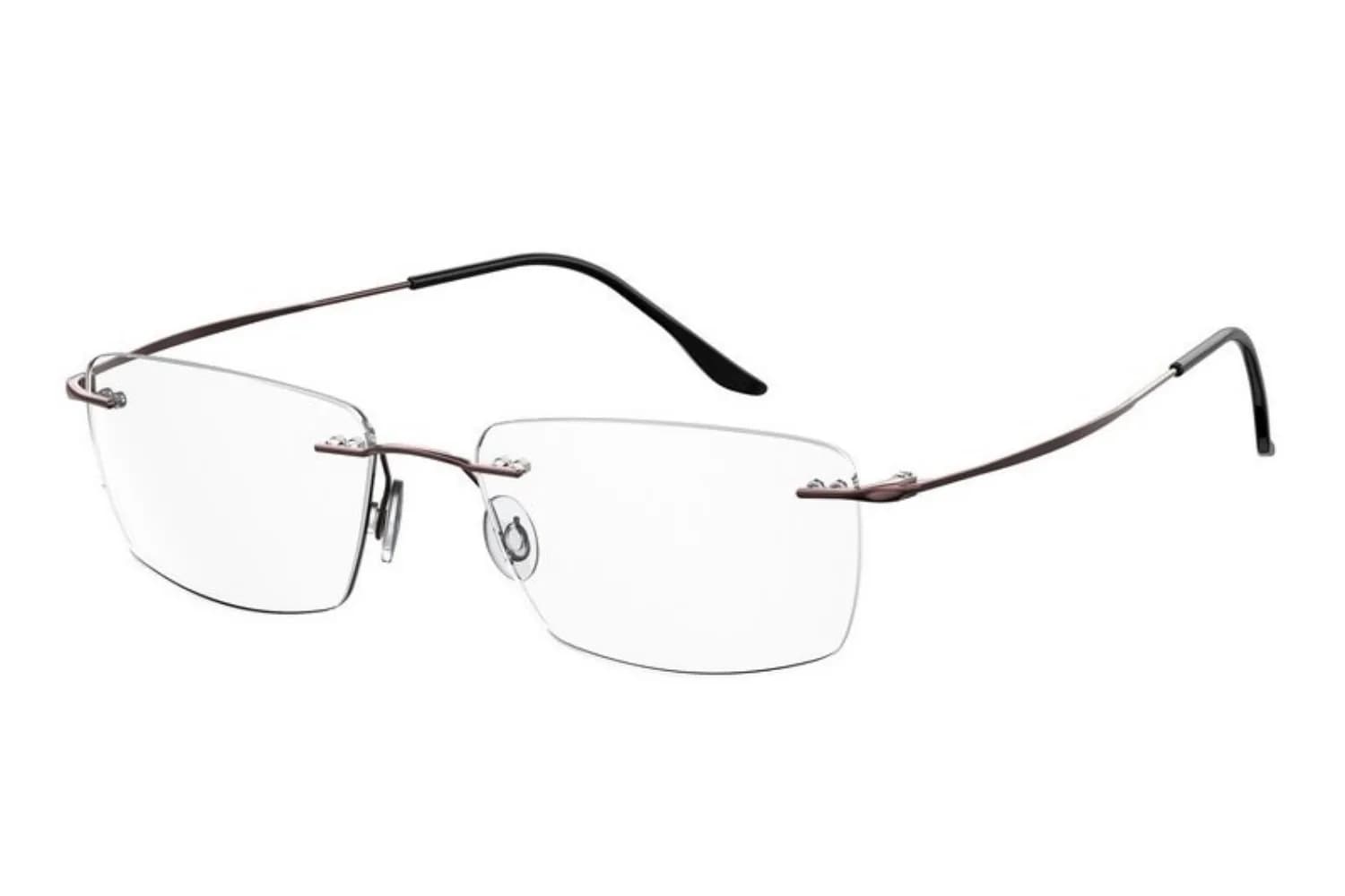Seventh Street Frame 7A 034 in Brown (09Q), front three-quarter view