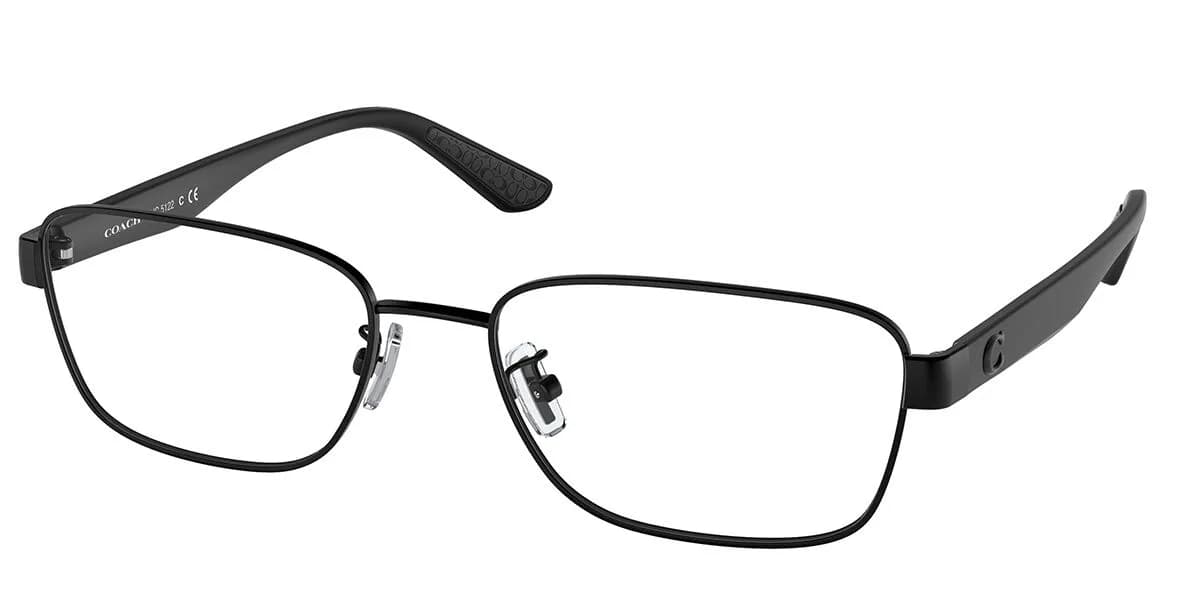 Coach Frame HC5122 in Satin Black (9390), front three-quarter view