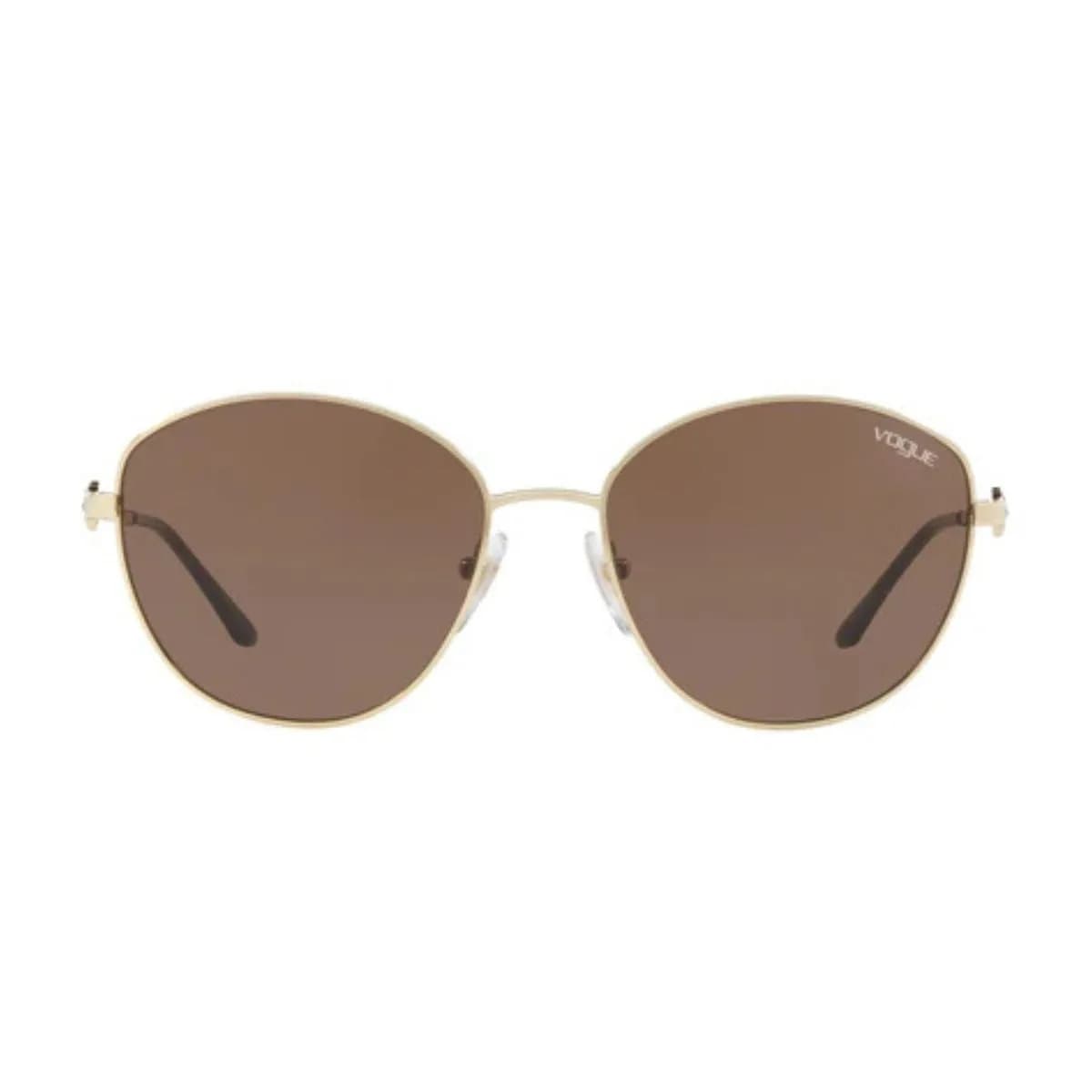 Vogue Eyewear Sunglasses VO4091BI in Pale Gold (848/73), straight front view