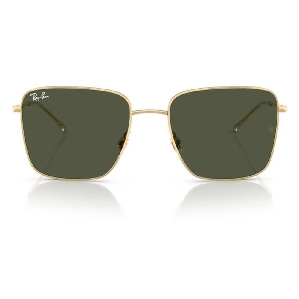 Ray-Ban RB3752I sunglasses in Gold / Green (001/31), straight front view
