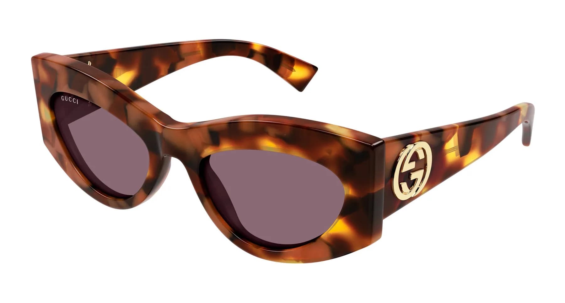 Gucci Sunglasses GG1843S in Havana (003), front three-quarter view