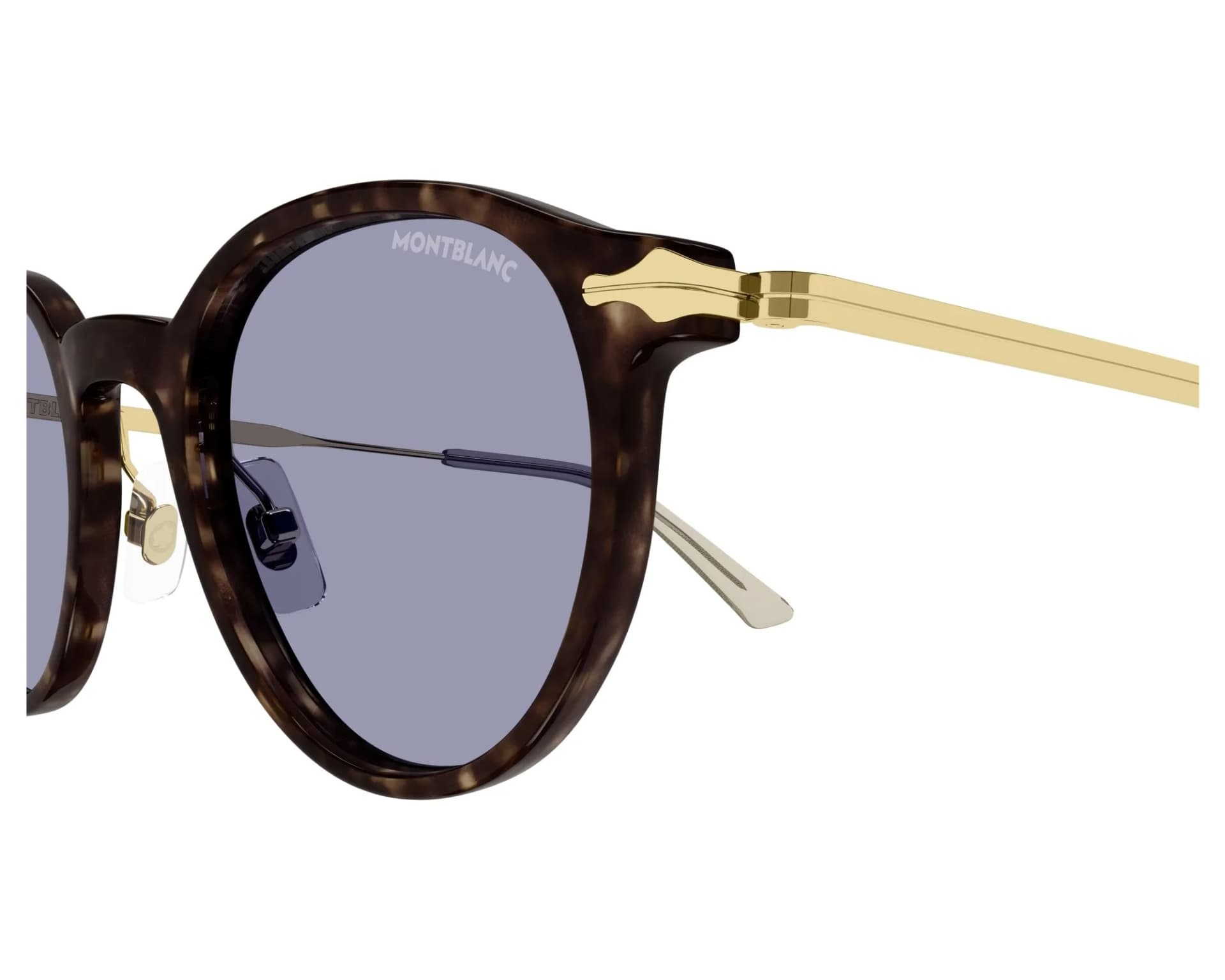 Mont Blanc Sunglasses MB0362S in Dark Havana (002), detail view