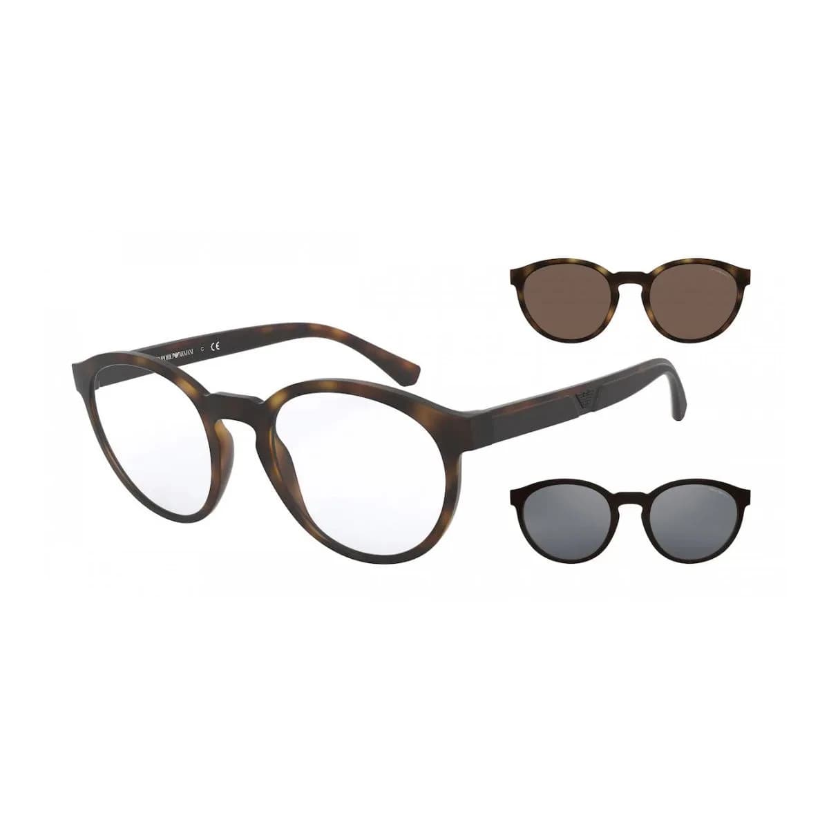 Emporio Armani Sunglasses EA4152 in 58021W, front three-quarter view