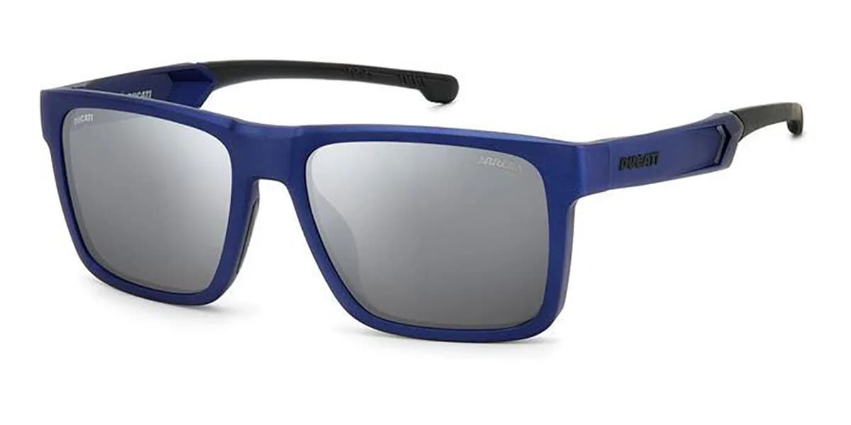 Carrera Ducati Sunglasses CARDUC 021/S in Blue Metalized (TZQ), front three-quarter view