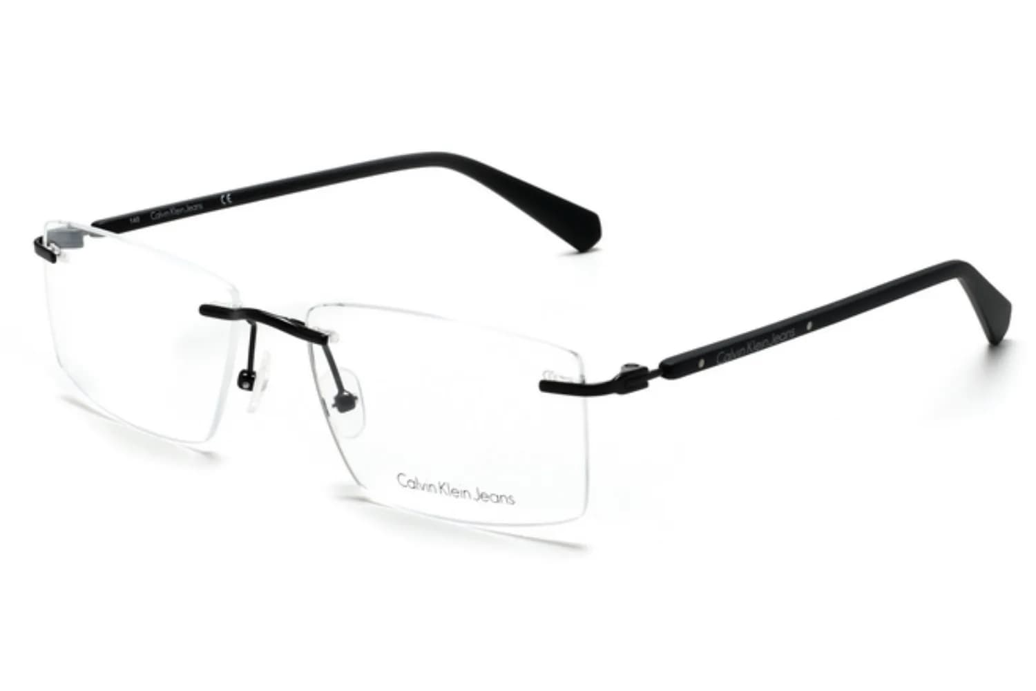 Calvin Klein Jeans Frame 22212LBI in Black (001), front three-quarter view