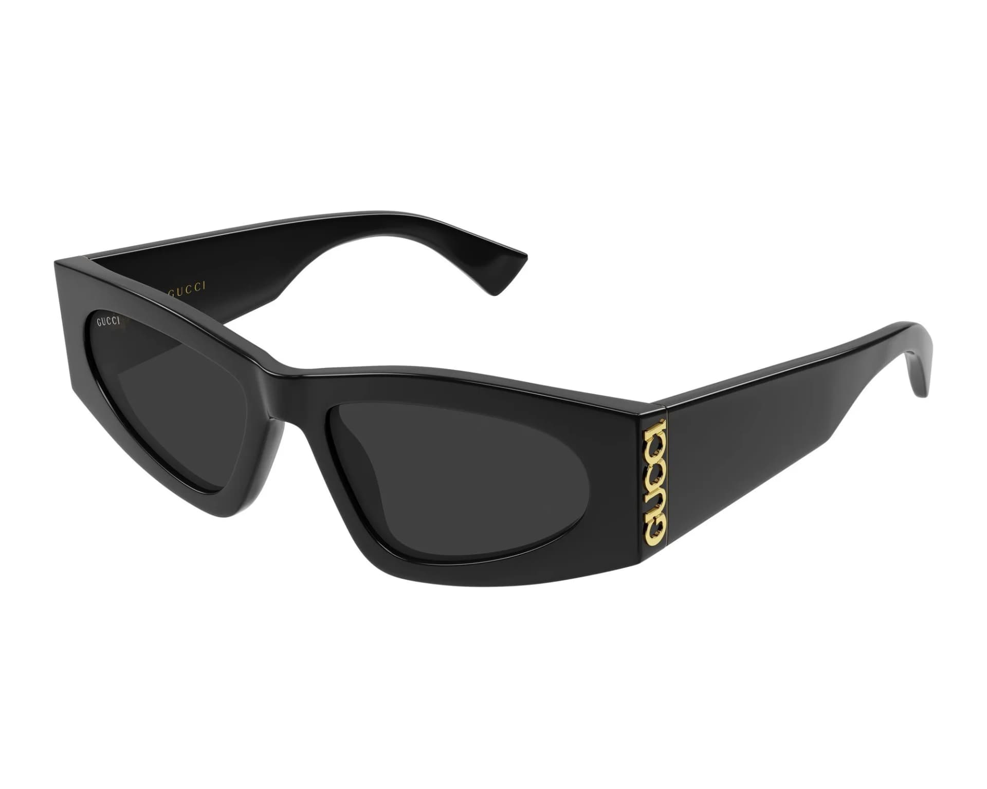 Gucci Sunglasses GG2040S in Black (001), front three-quarter view