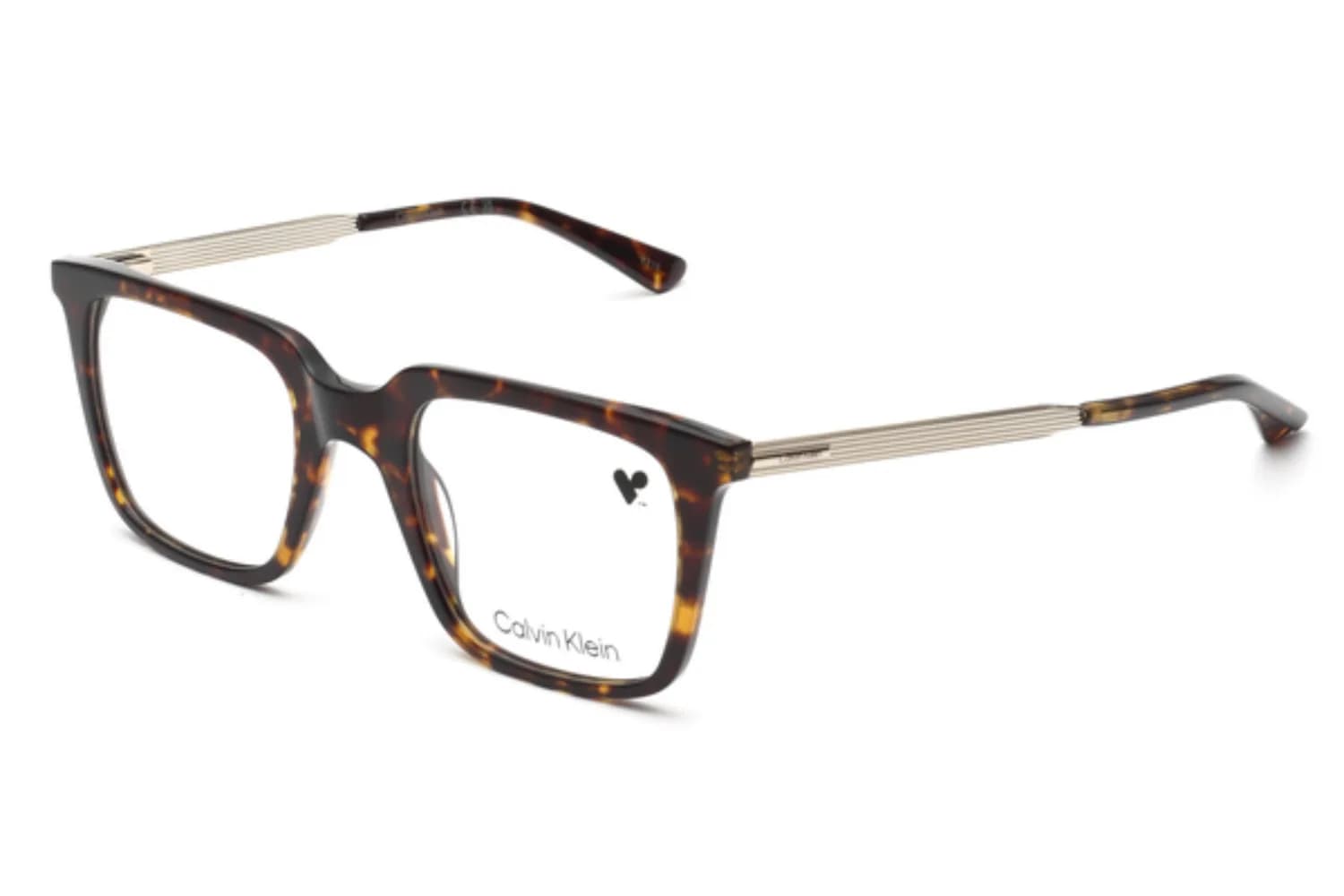 Calvin Klein Frame 22567 in Brown / Havana (235), front three-quarter view