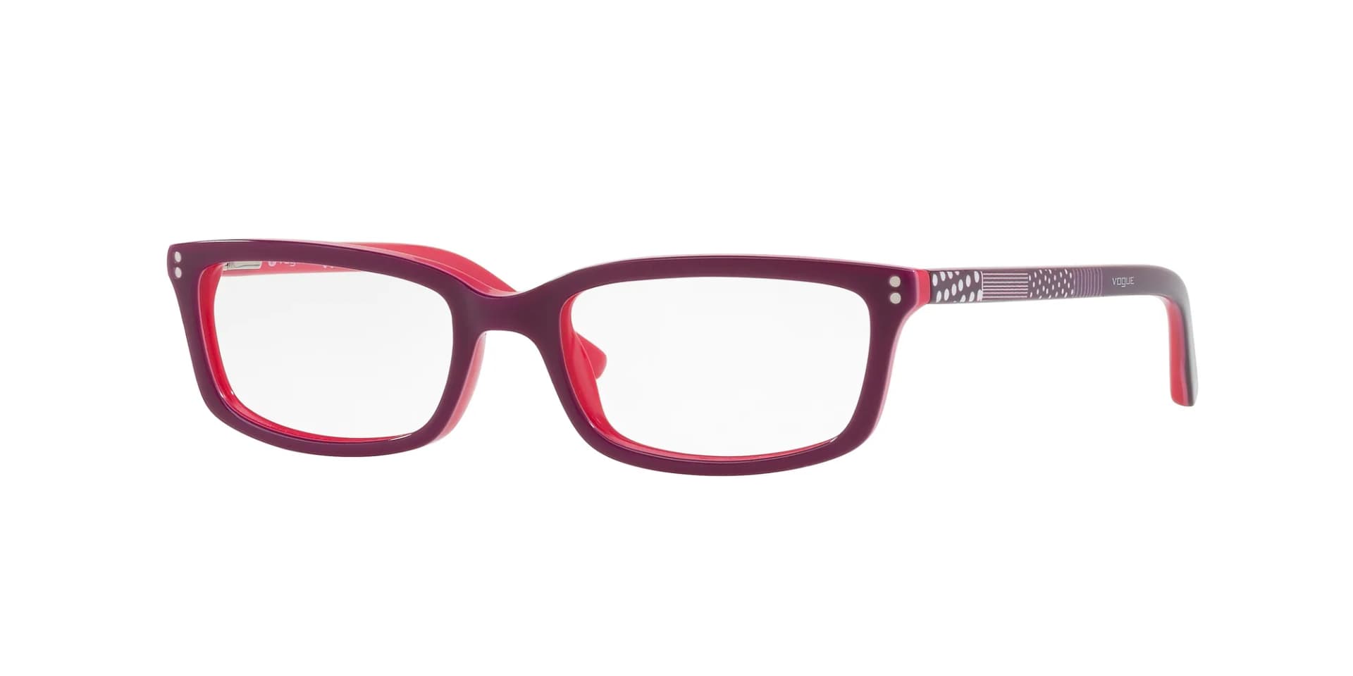Vogue Eyewear Frame VO5081 in Top Violet/Fuxia (2587), front three-quarter view