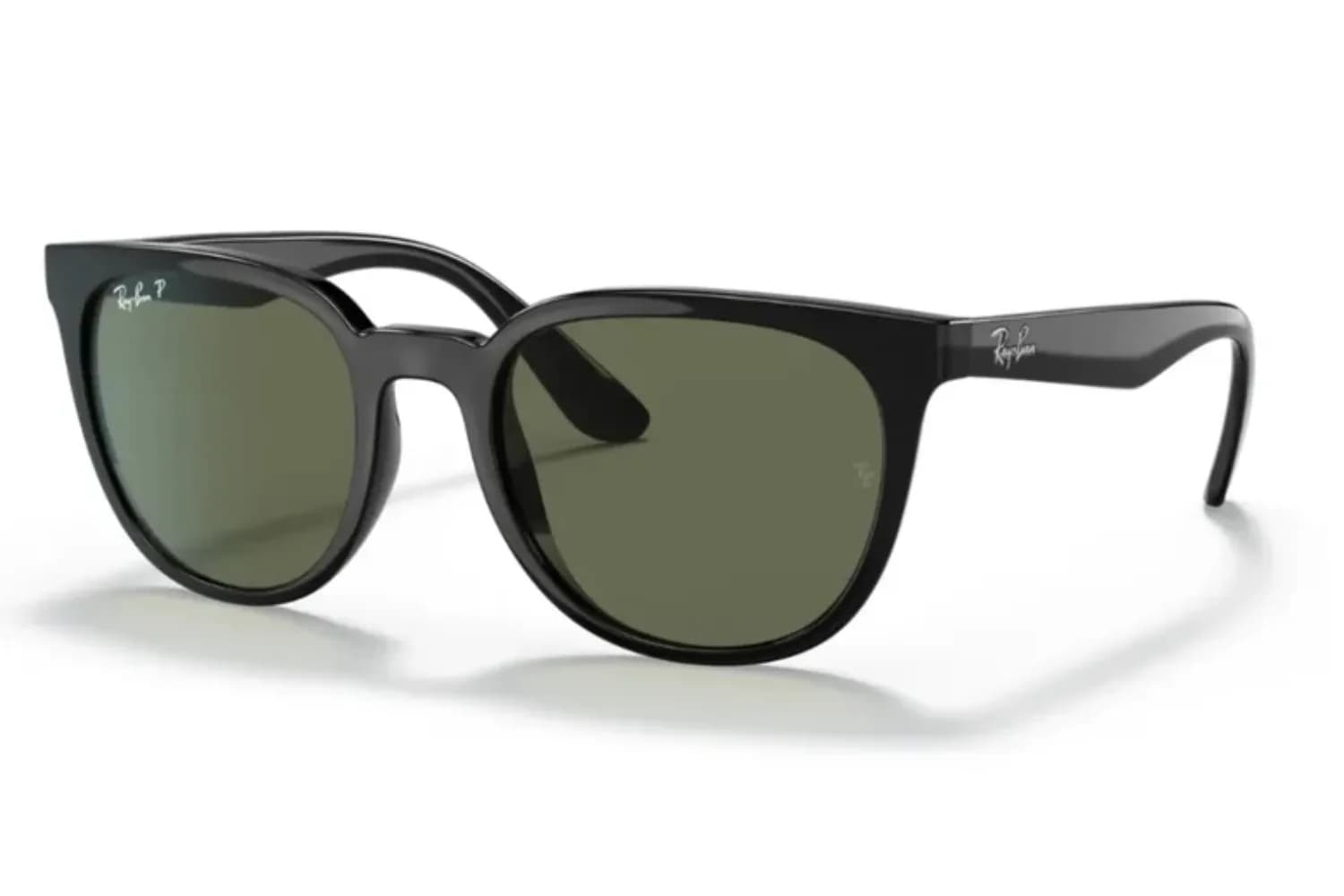 Ray-Ban Sunglasses 4381I in Black (601/9A), front three-quarter view