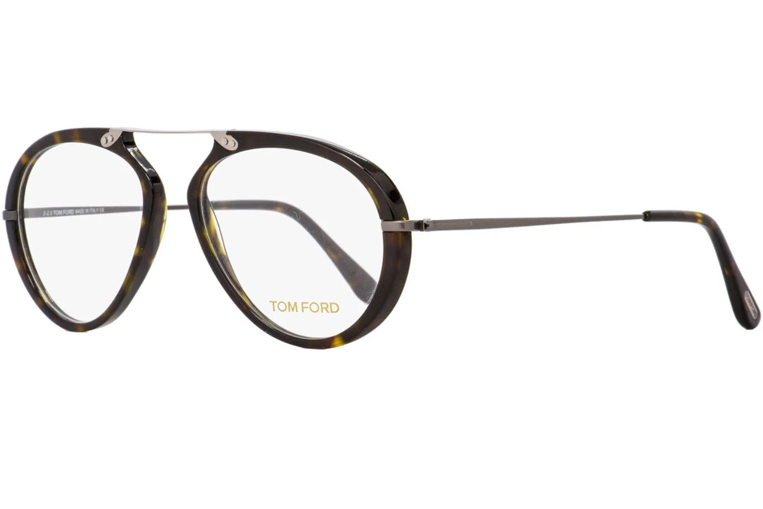 Tom Ford Frame TF5346 in Dark Havana (052), front three-quarter view