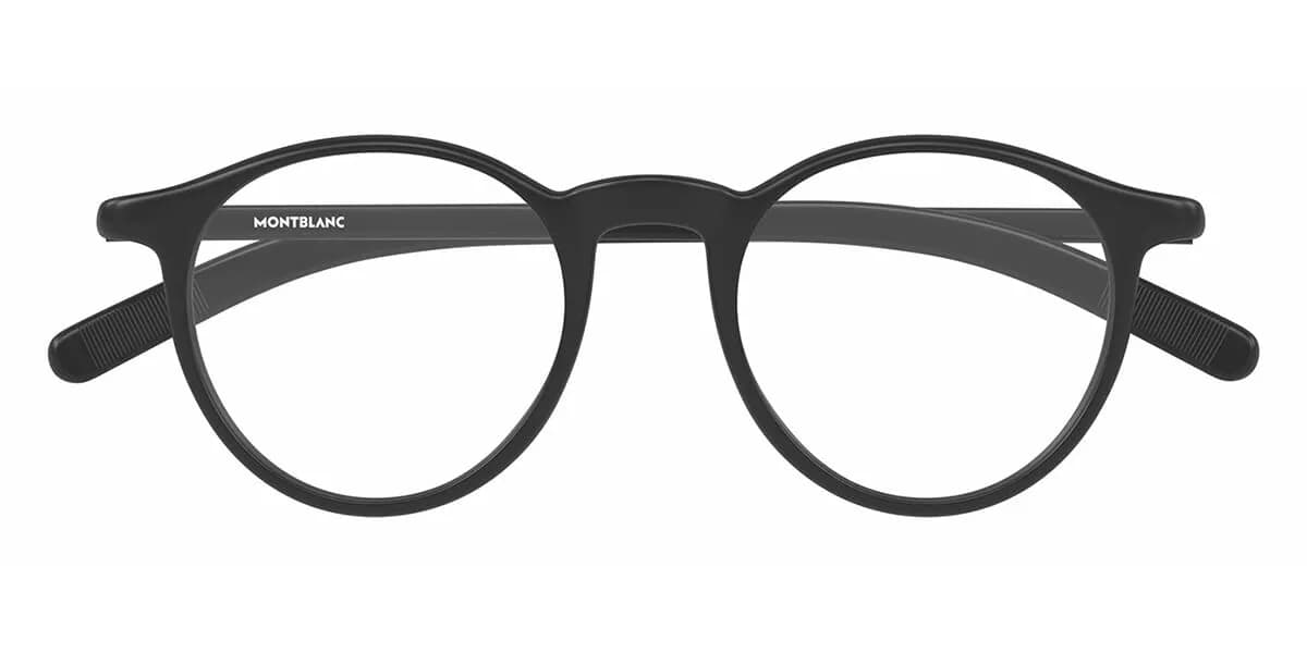 Mont Blanc Frame MB0329O in Black (005), straight front view