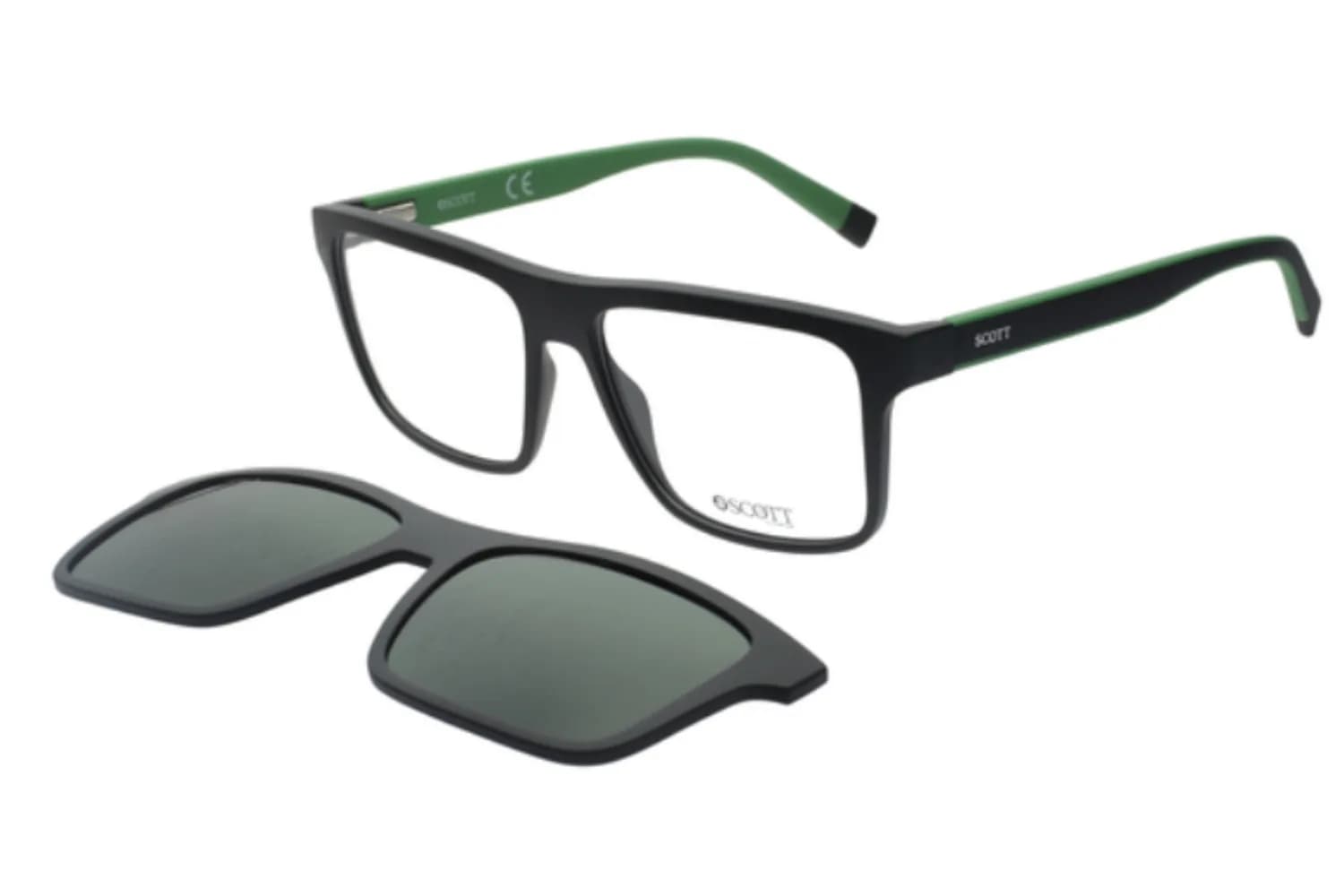 Scott Frame 5808 in Black (C3), front three-quarter view