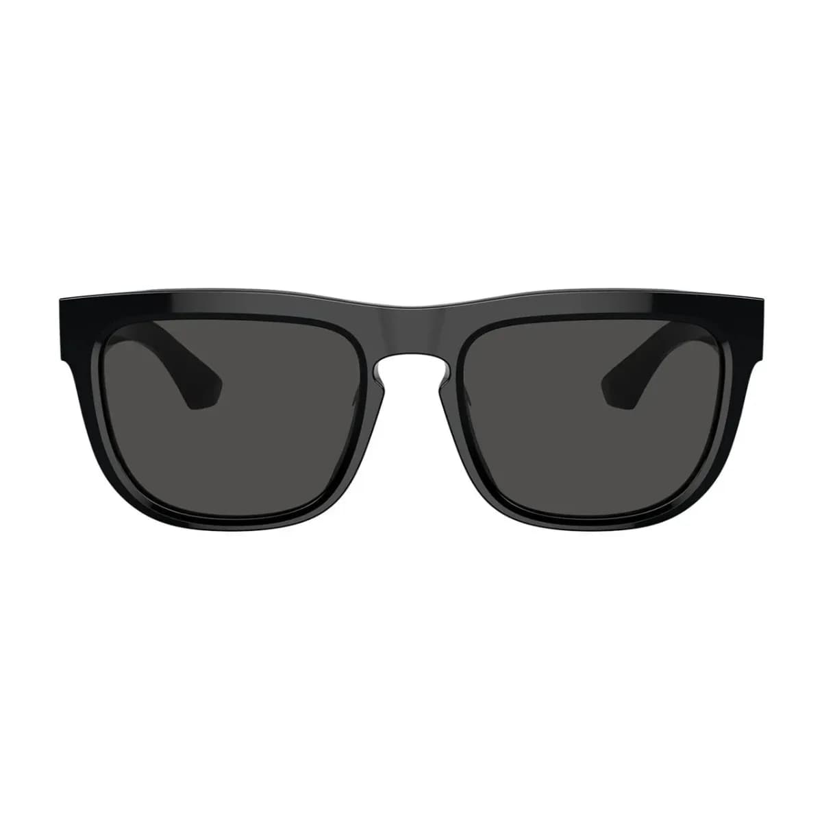Burberry BE4431U sunglasses in Top Black on Vintage Check (412187), straight front view