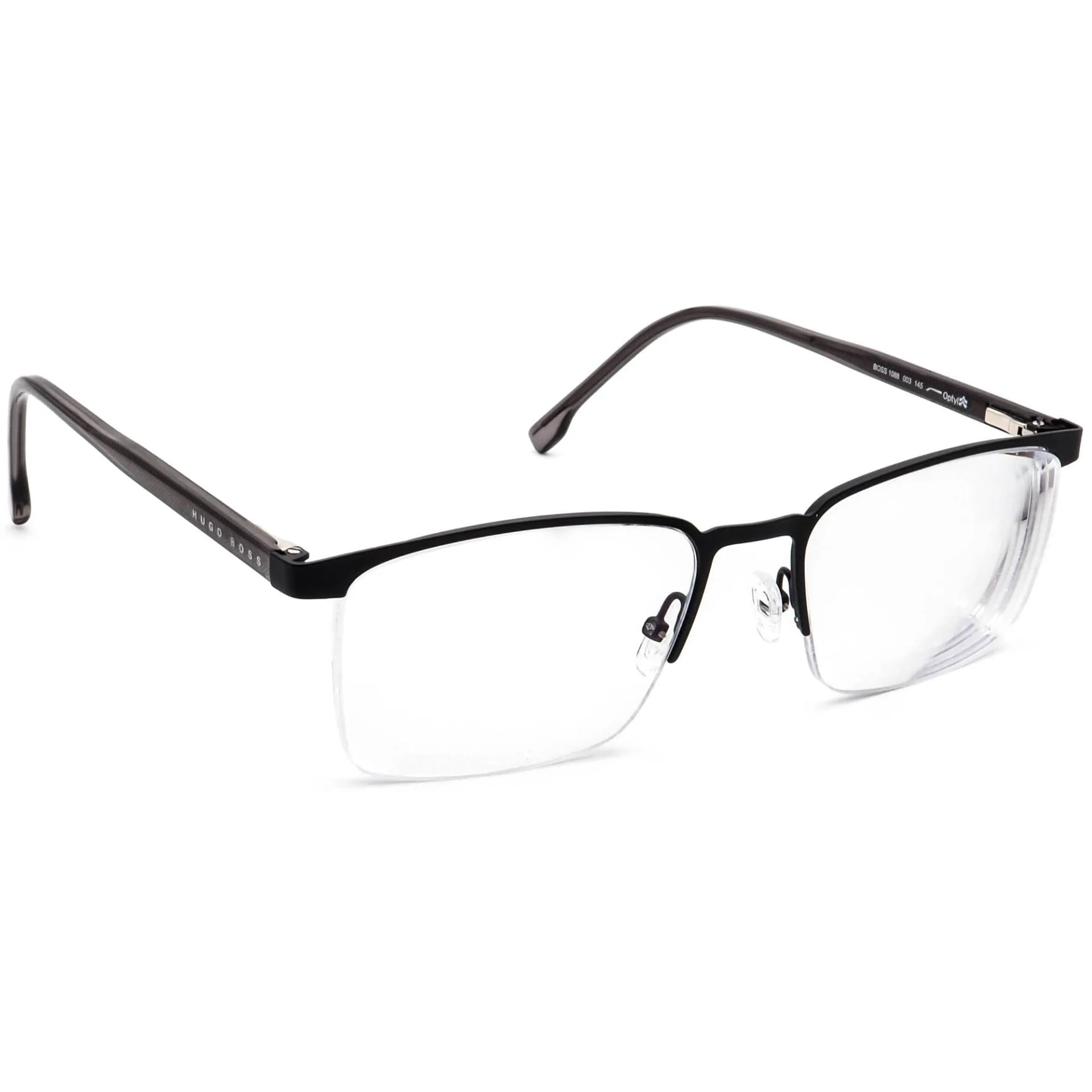 Hugo Boss Frame 1088 in Black (003), front three-quarter view