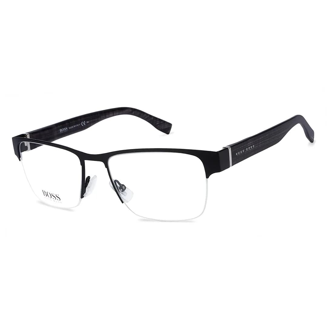 Hugo Boss Frame 770 in Black (QMM), front three-quarter view