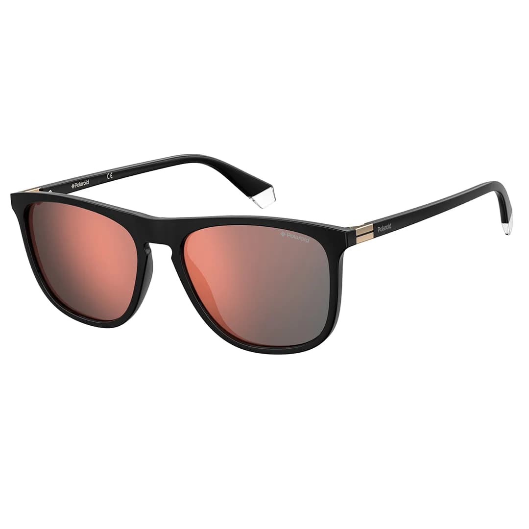 Polaroid Sunglasses PLD 2092/S in Black (807), front three-quarter view