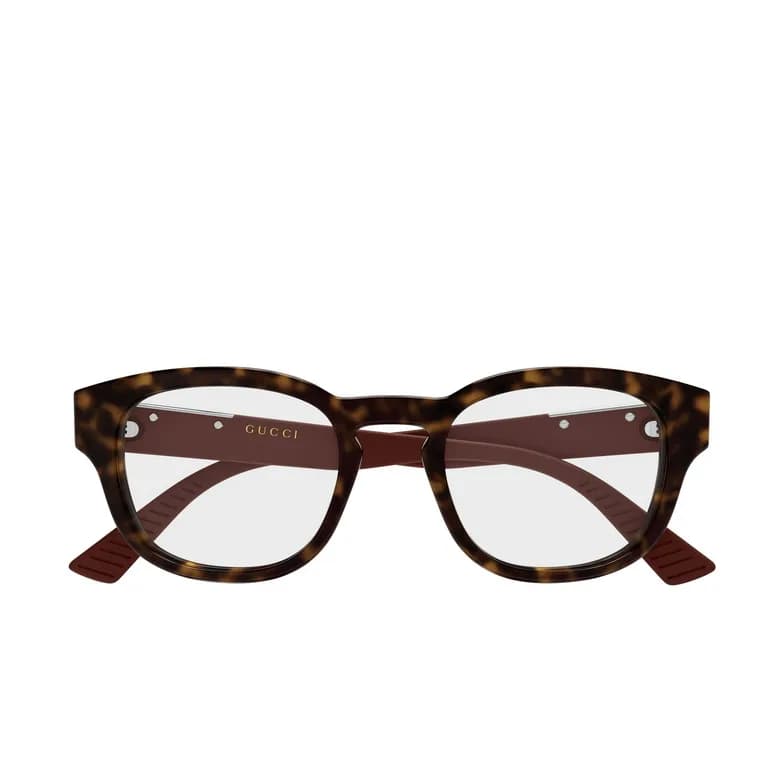 Gucci Frame GG2090O in Dark Havana (003), straight front view