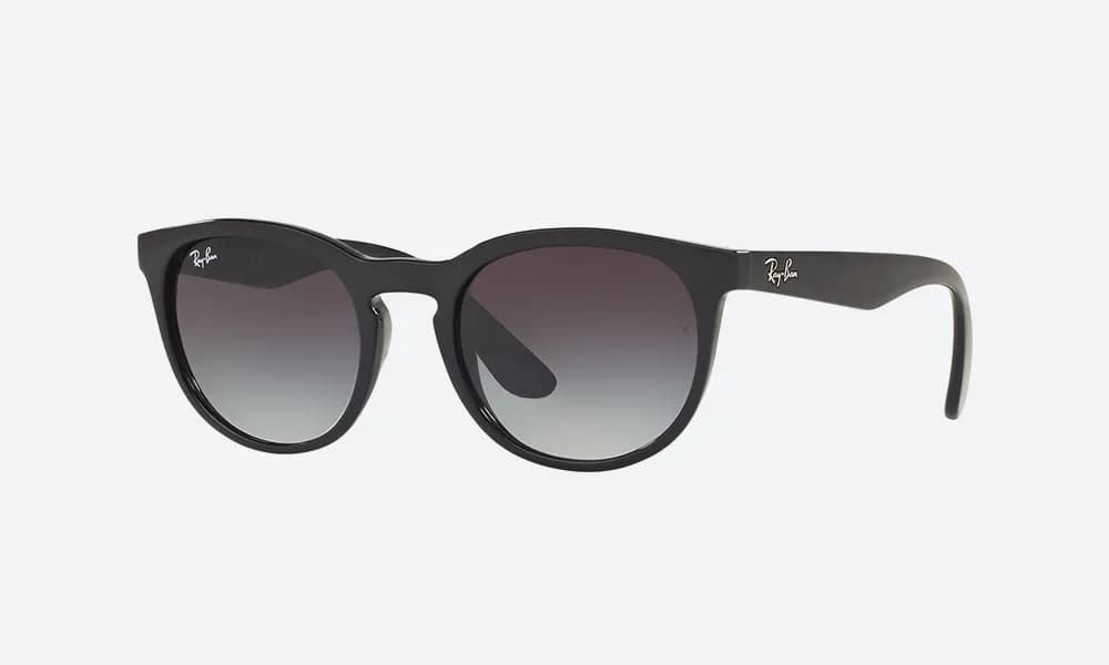 Ray-Ban RB4252I Sunglasses in Black (601/8G), front three-quarter view