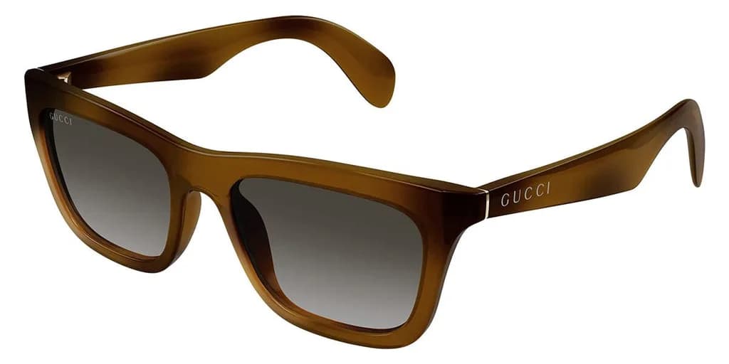Gucci Sunglasses GG1933S in Brown (002), front three-quarter view
