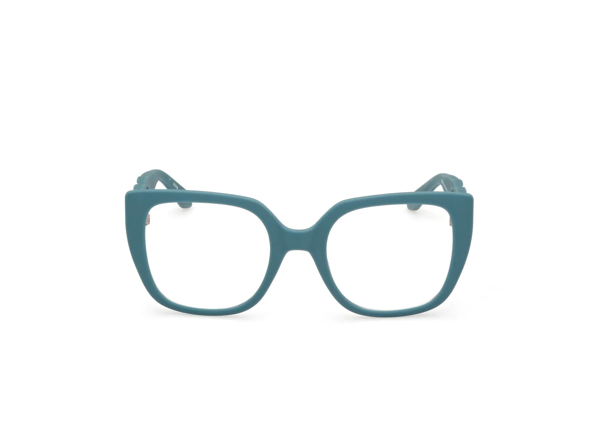 Guess Frame GU50118 in Matte Turquoise (088), front view