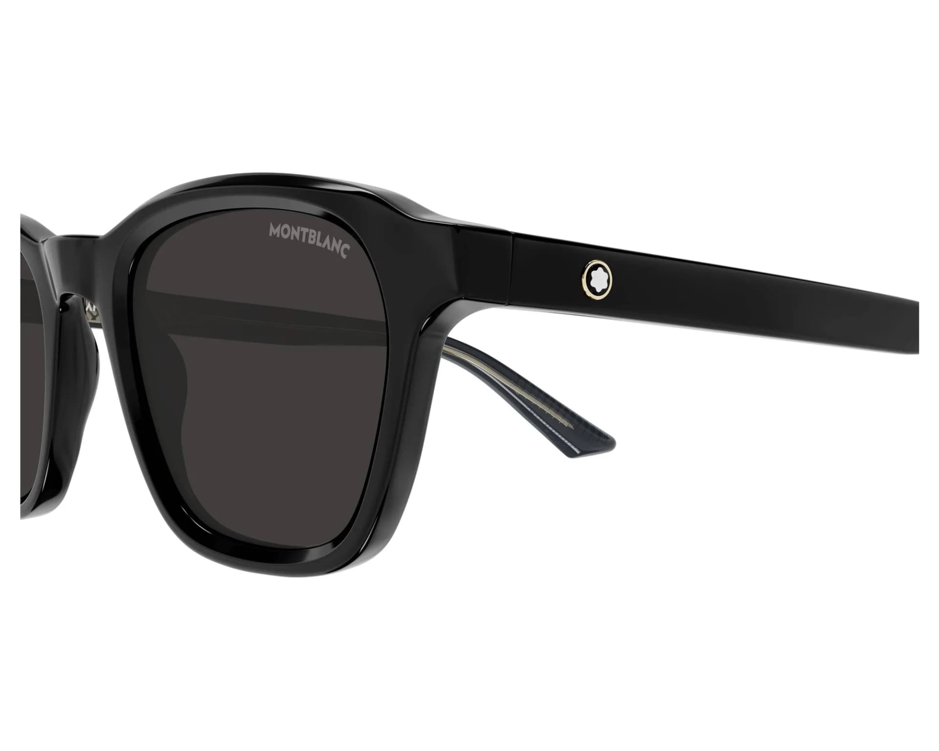 Mont Blanc Sunglasses MB0384S in Black (001), detail view