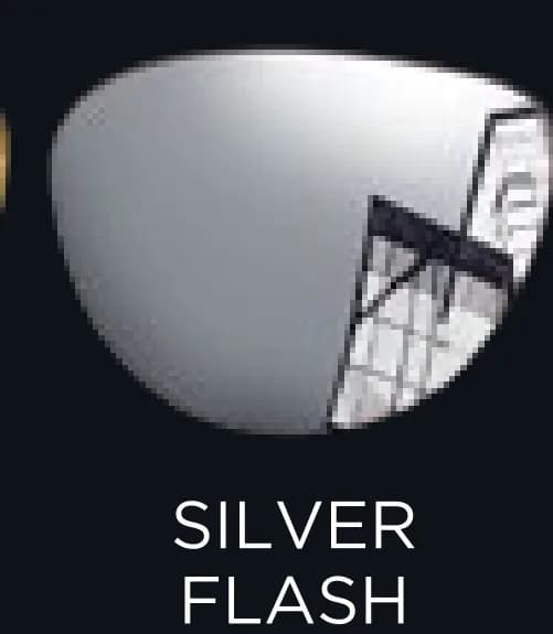 VRX FSV Tinted G-15 Silver Mirror Lenses: Nova mirror swatch 'SILVER FLASH