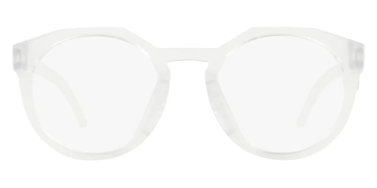 Oakley HSTN RX OX8139 eyeglasses in Matte Clear (02), straight front view