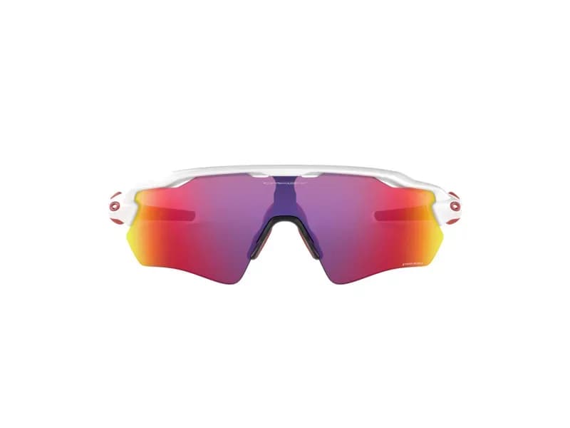 Oakley Radar EV Path OO9208 sunglasses, Polished White frame with Prizm Road lens, straight front view