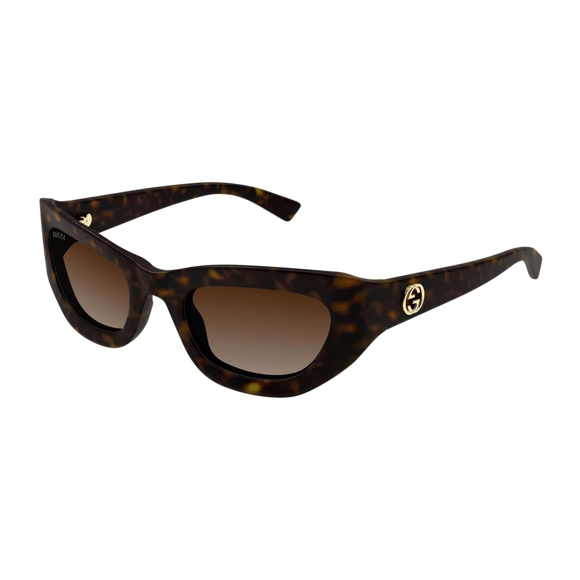 Gucci Sunglasses GG1784S in Havana (002), front three-quarter view