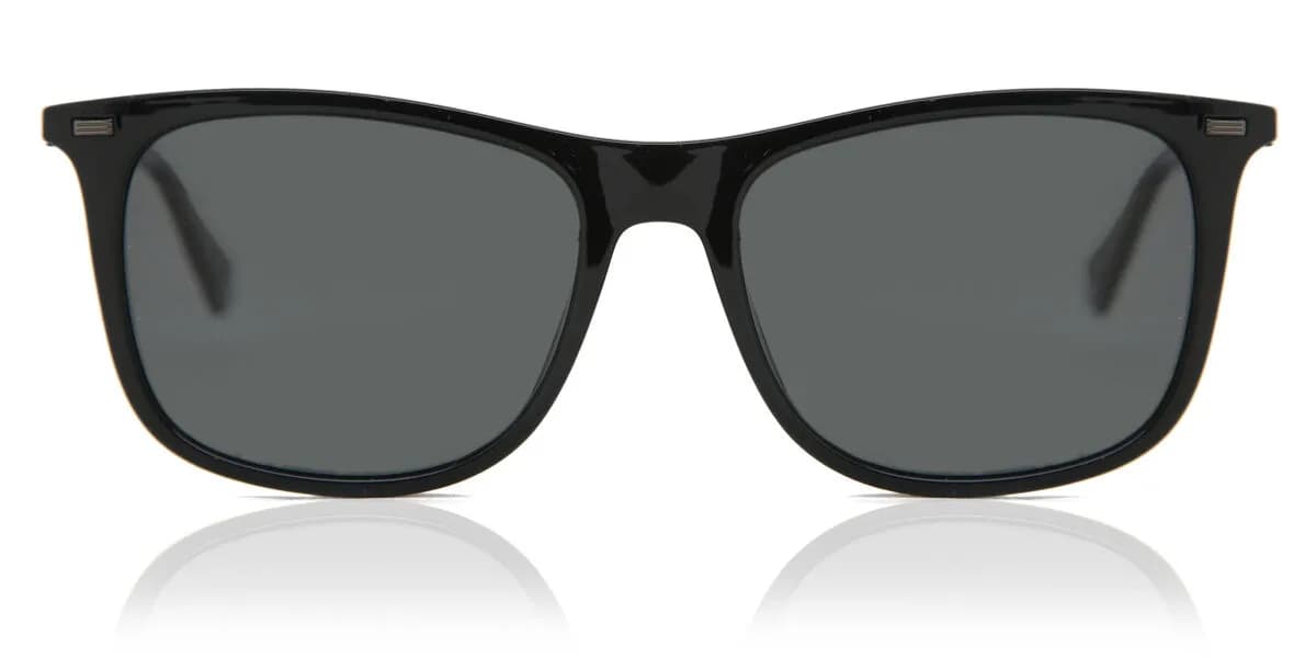 Polaroid Sunglasses PLD 2109/S in Black (807), straight front view