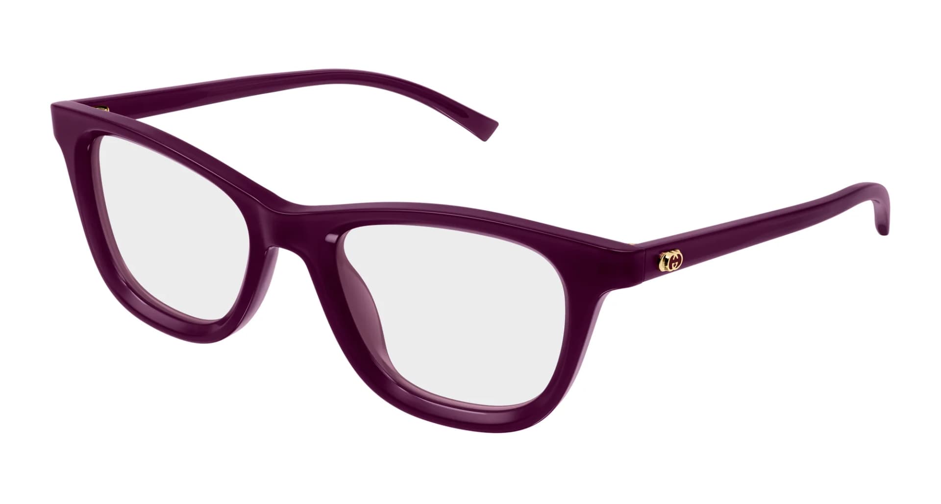 Gucci Frame GG1945O in Violet (004), front three-quarter view