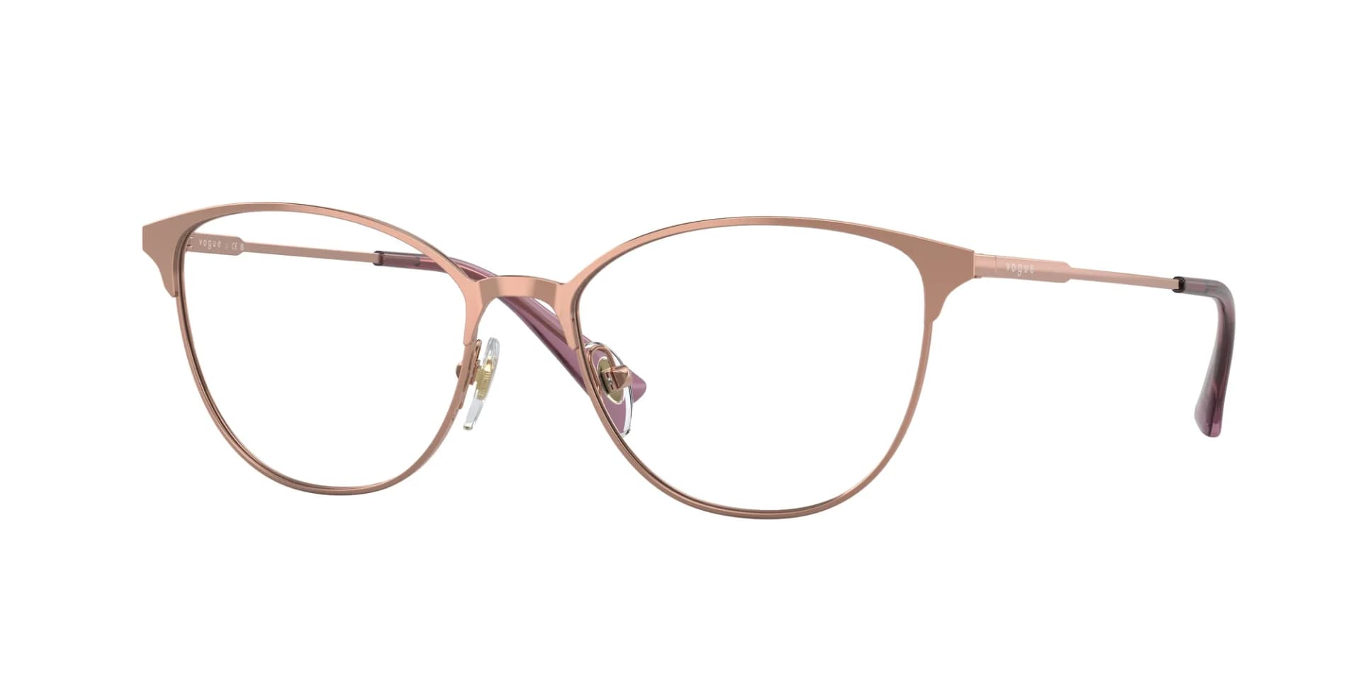 Vogue Eyewear Frame VO4261I in Rose Gold (5152), front three-quarter view