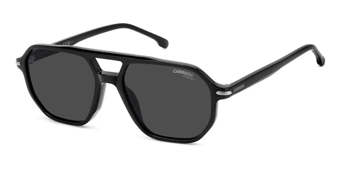 Carrera Sunglasses 341/S in Black Ruthenium (284), front three-quarter view