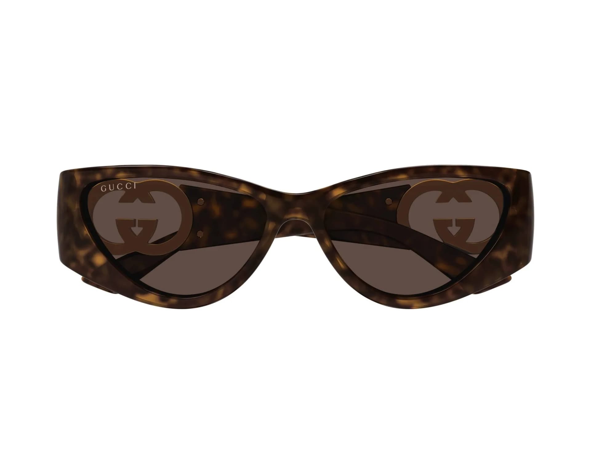 Gucci Sunglasses GG1824S in Havana (002), straight front view