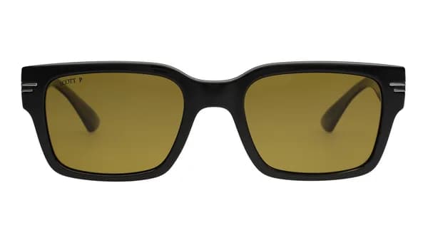 Scott Sunglasses SC3257 in Black (C2), straight front view