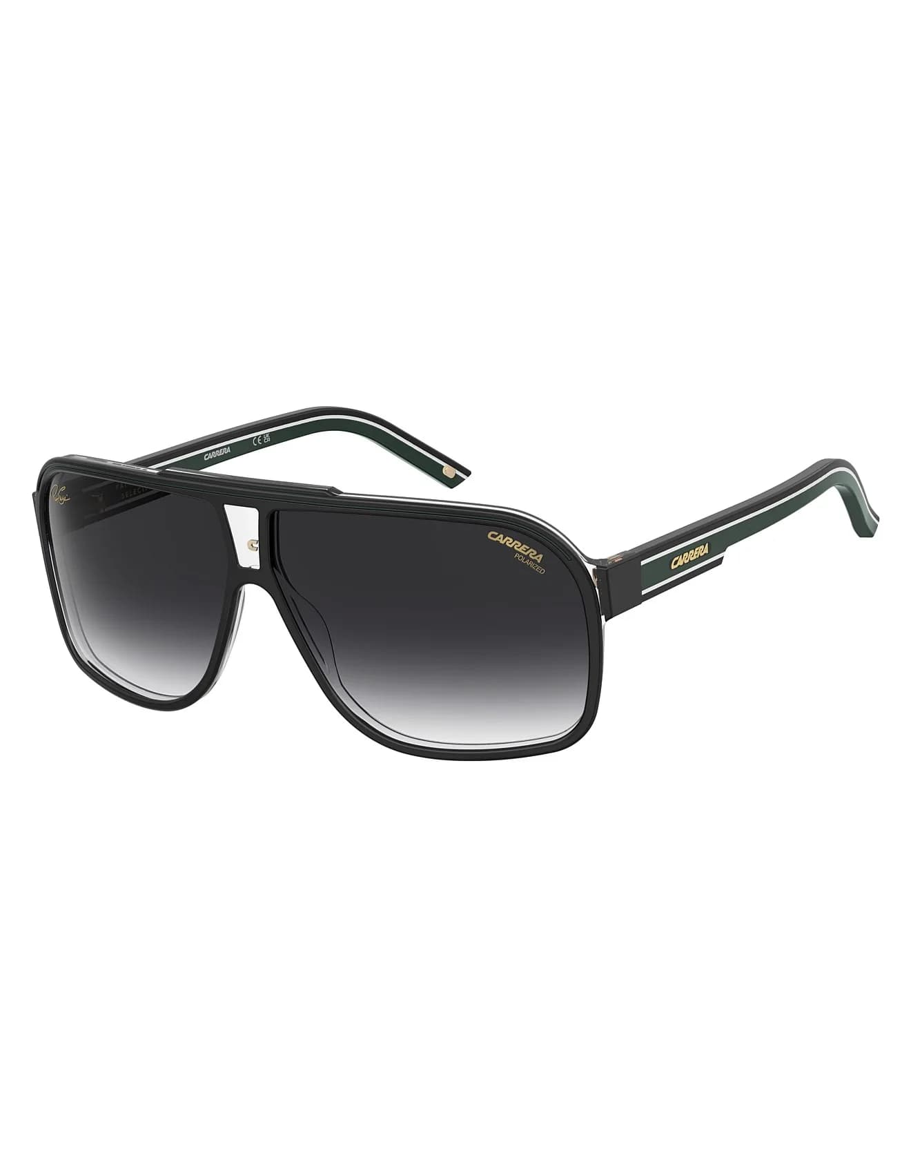 Carrera Frame GRANDPRIX 2/PAT in Black Green (7ZJ), front three-quarter view