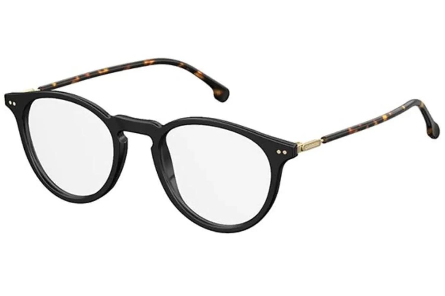 Carrera Frame 145/V in Black Havana (WR7), front three-quarter view