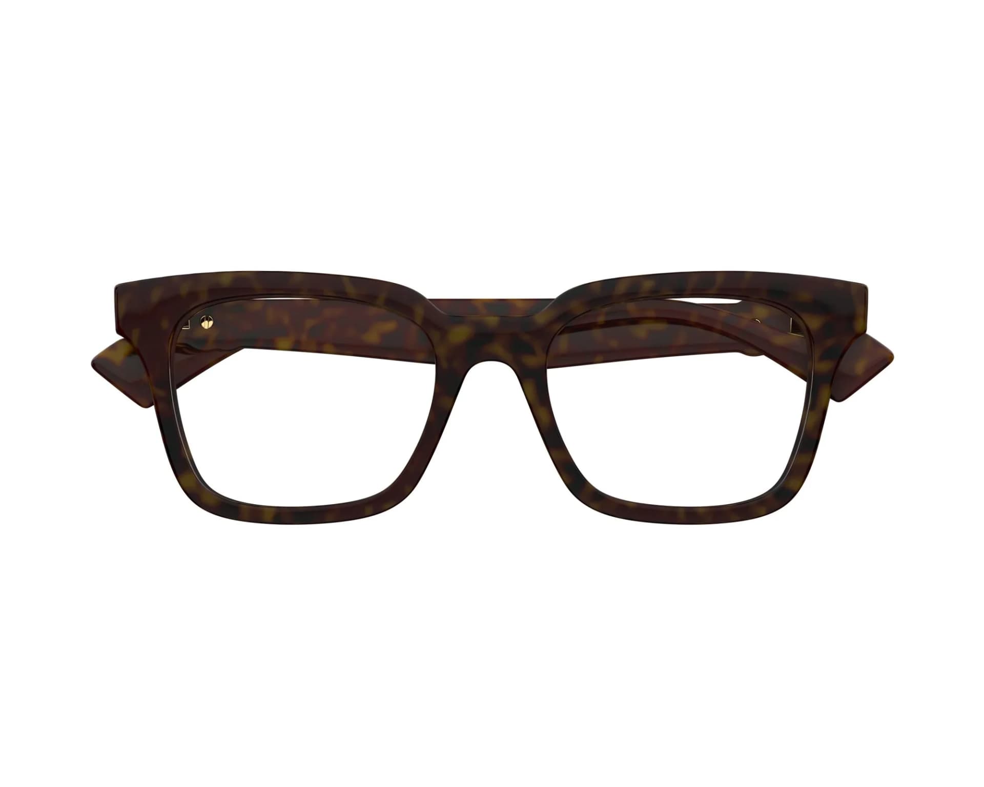 Gucci Frame GG1728O in Dark Havana (002), straight front view