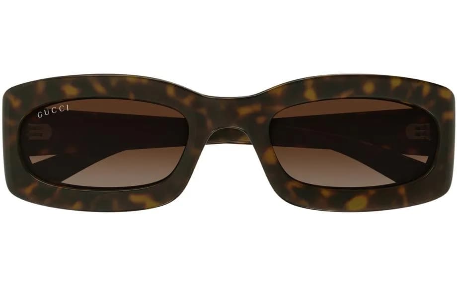 Gucci Sunglasses GG1786S in Havana (002), straight front view