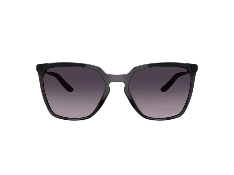 Oakley Sielo SQ OO9480 sunglasses in Polished Black Ink with Prizm Grey Gradient lenses, straight front view