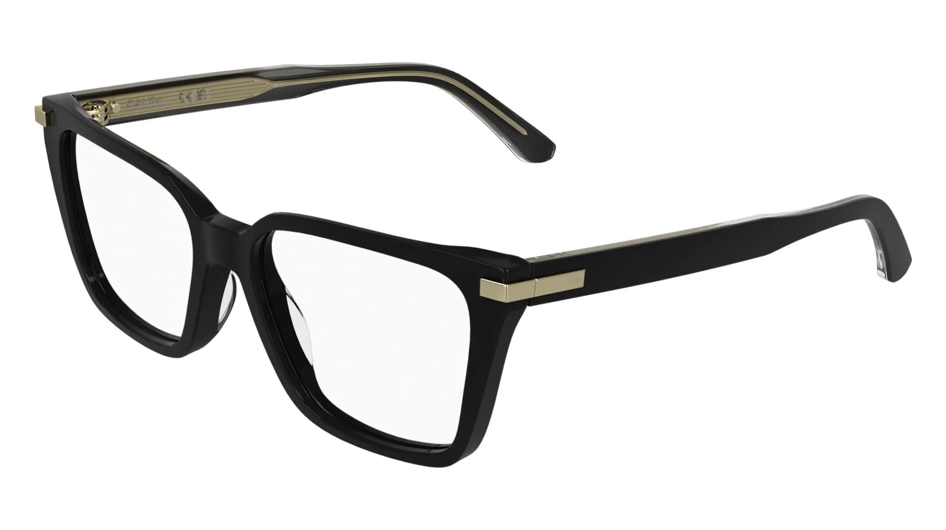 Calvin Klein Frame 26515 in Black (001), front three-quarter view