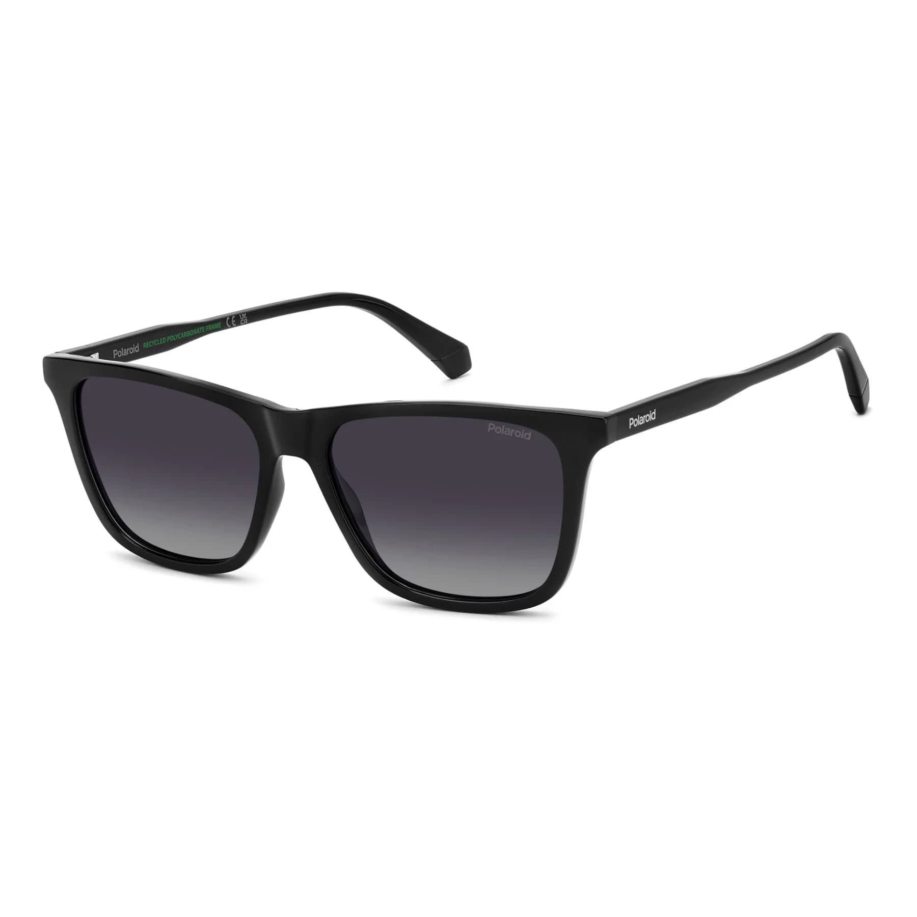 Polaroid Sunglasses PLD 4190/S in BLACK, three quarter view