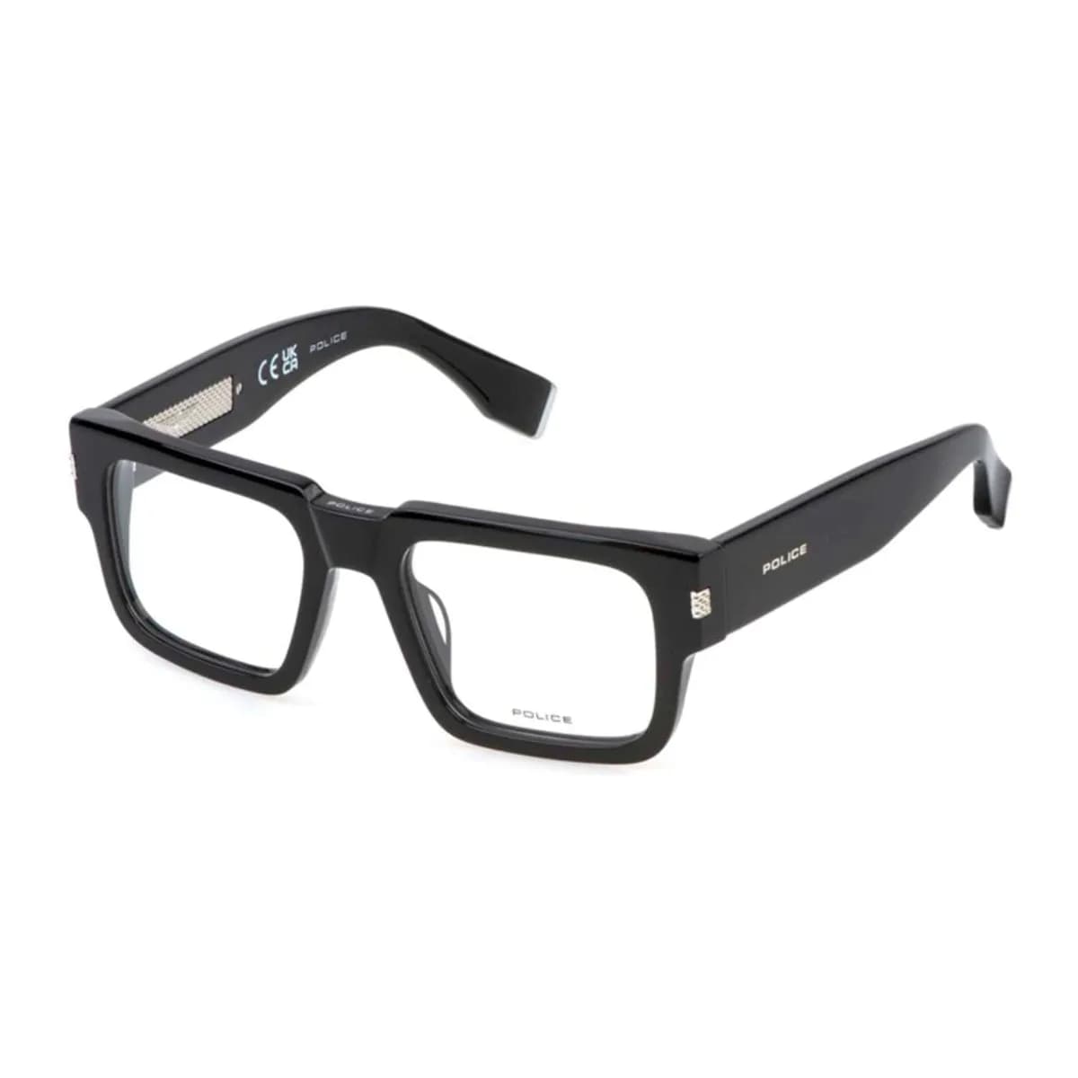 Police Frame VPLP18K in Black (0700), front three-quarter view
