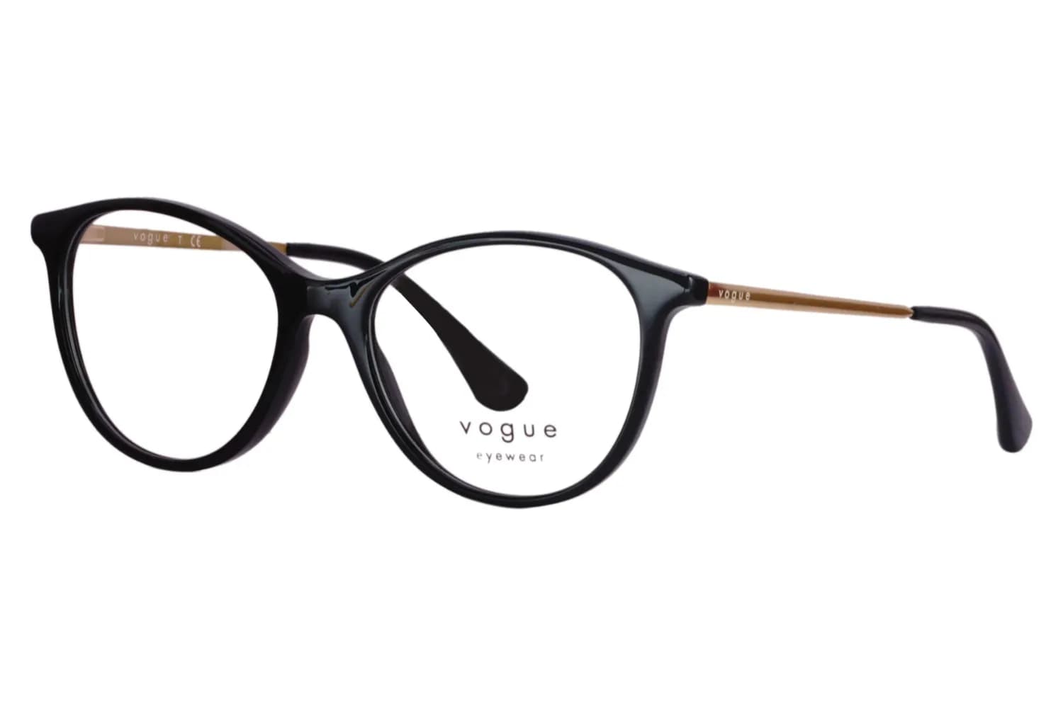 Vogue Eyewear Frame VO5321 in Black (W44), front three-quarter view